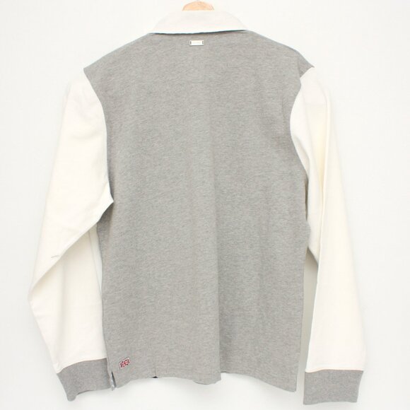 Jaguar Men's Long Sleeve Polo Shirt Flag Logo Embroidery XL - Picture 2 of 11